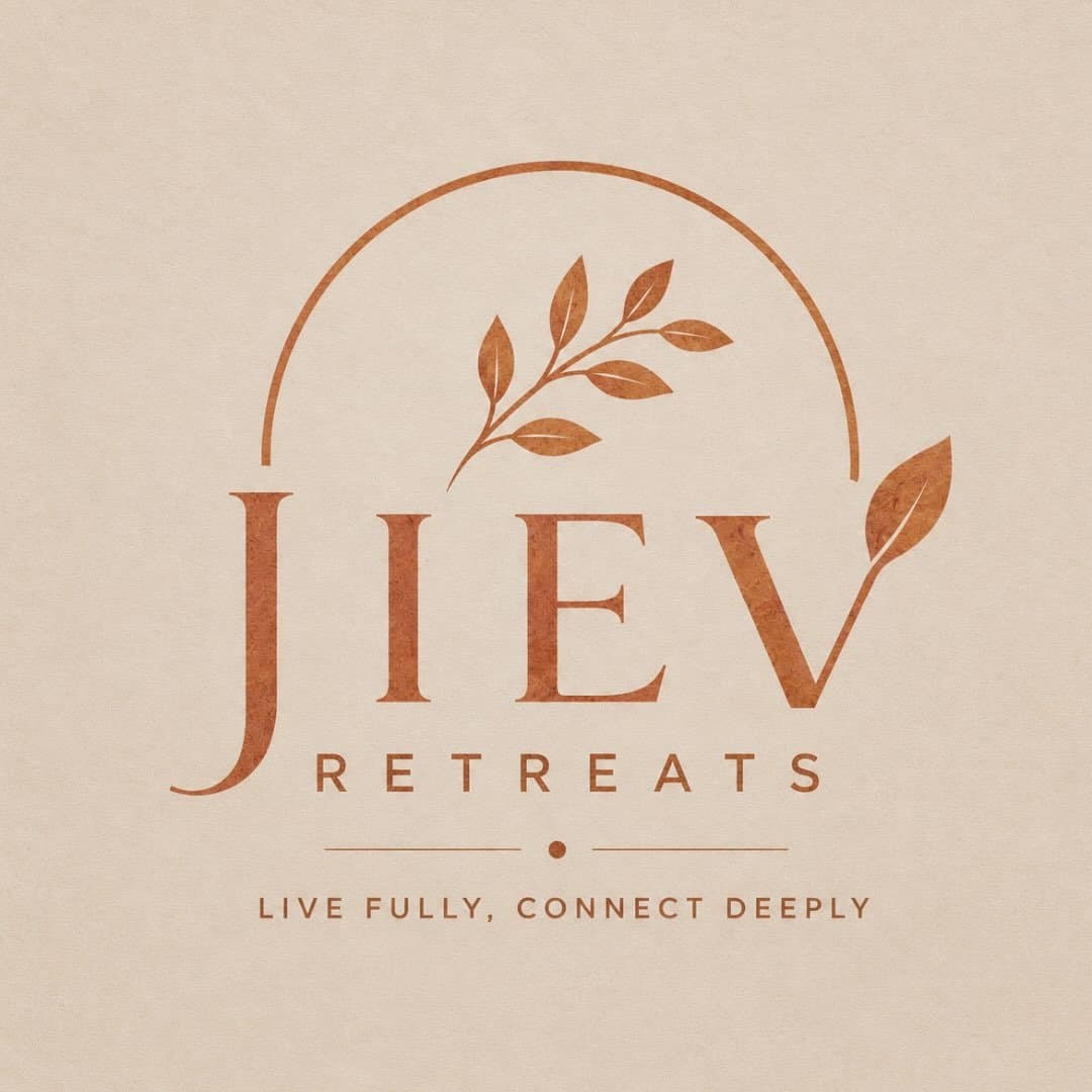 Jiev Retreats project identity